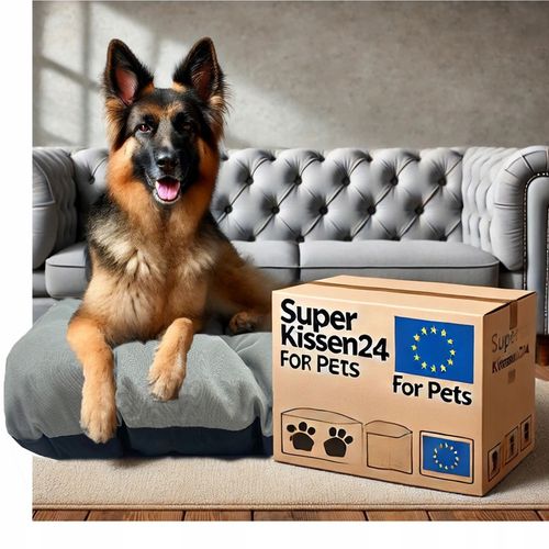 LEGOWISKO DLA PSA PODUSZKA posłanie łóżko kojec WODOODPORNE 120X80 SZAR na Arena.pl