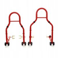 Stojak motocyklowy podnośnik do motocykla komplet PRZÓD TYŁ 2szt serwisowy