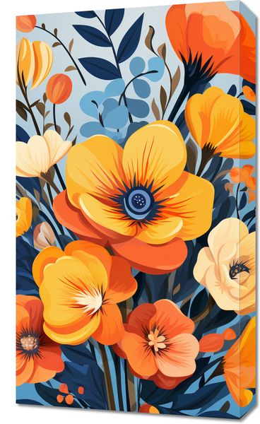 Obraz 40x70cm Kwiatowy Majestat zdjęcie 1