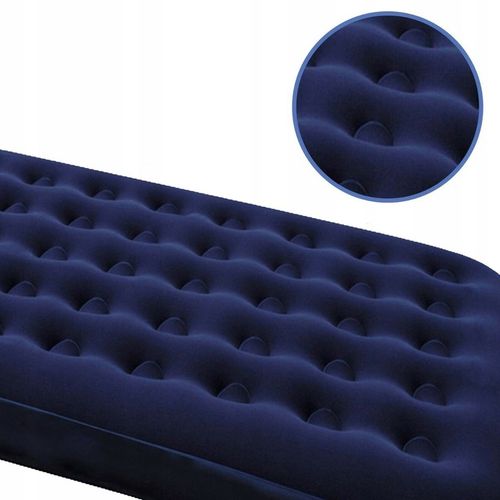 MATERAC JEDNOOSOBOWY DMUCHANY DO SPANIA WELUROWY ŁÓŻKO Z POMPKA 1 na Arena.pl