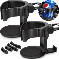 2x UCHWYT SAMOCHODOWY NA KUBEK napoje UNIWERSALNY kratki nawiewu samochodu