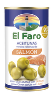 FAROLIVA Oliwki zielone nadziewane - łosoś 350 g