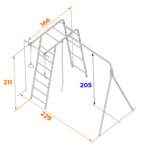plac zabaw do ogrodu Leśna Polanka siedzisko na Arena.pl