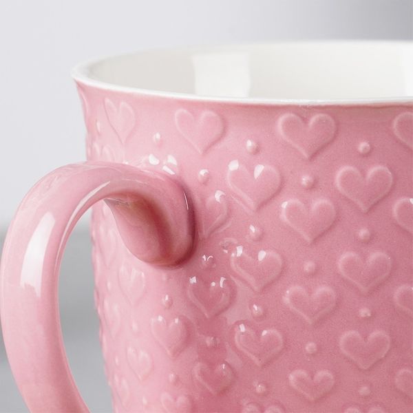 Kubek ceramiczny serca 580 ml zdjęcie 4