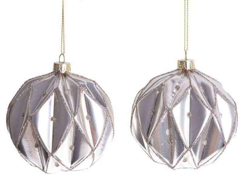 Kpl 2 bombek szklanych zdjęcie 1