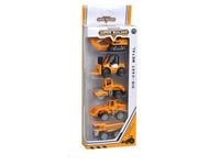 Metalowe Pojazdy Budowlane, Auta, Resoraki 5 Sztuk Zestaw