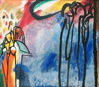 Reprodukcje obrazów Improvisation 19 - Wassily Kandinsky Rozmiar - 50x45