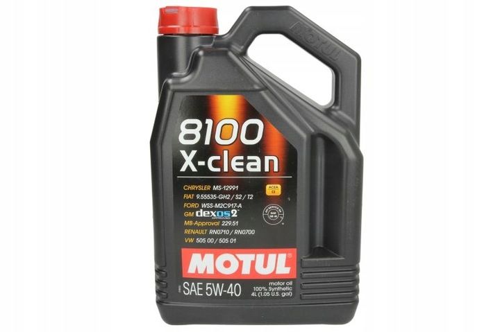 OLEJ MOTUL 8100 X-CLEAN 5W40 C3 4L zdjęcie 1