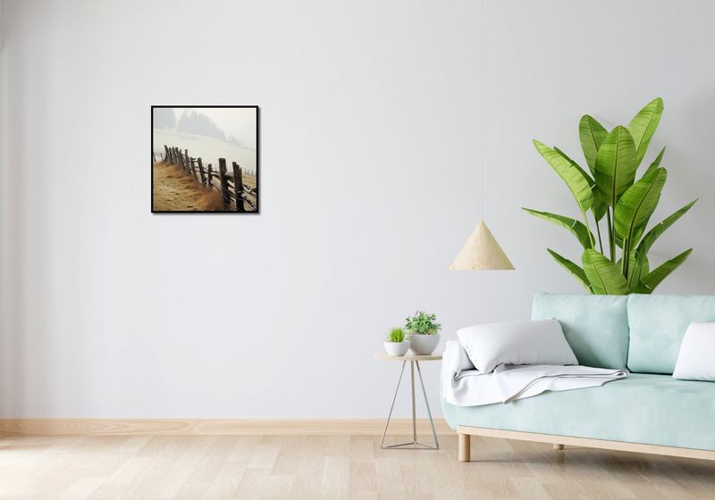 Plakat 50x50cm Spowity Mgłą zdjęcie 4