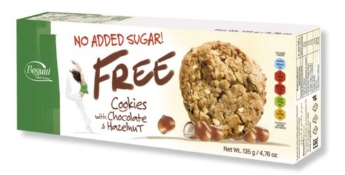 BOGUTTI Ciasteczka z orzechami bez cukru 135 g na Arena.pl