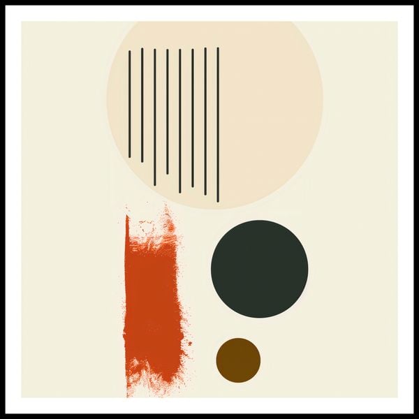 Plakat 70x70cm Symetryczna Struna zdjęcie 3