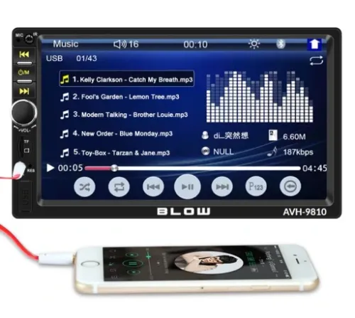 RADIO SAMOCHODOWE BLOW BLUETOOTH 2 DIN USB 4X50W na Arena.pl