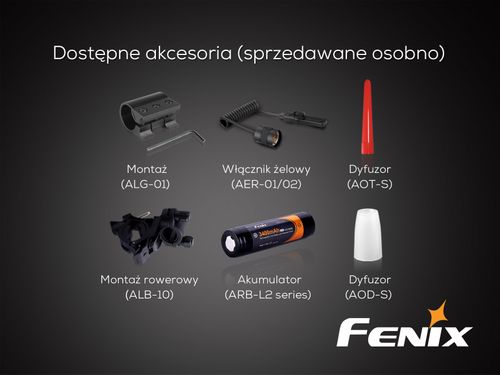 Latarka diodowa Fenix PD35 Tac na Arena.pl