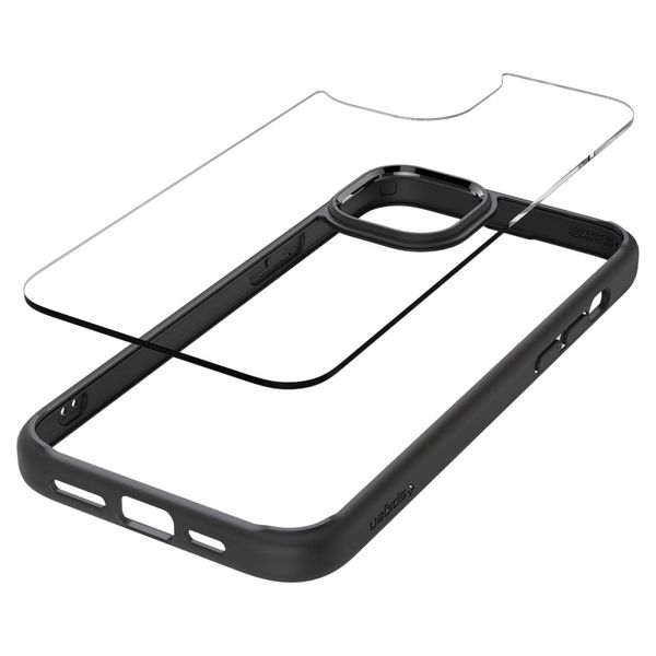 spigen ultra hybrid iphone 15 plus matte black zdjęcie 10