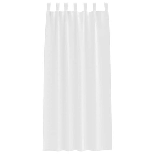 Zasłony z zasłonami 2 pcs Czysta biel Poliester na Arena.pl