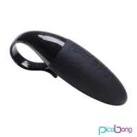 picobong koa black - elastyczny pierścień wibrujący, 98x44x28mm