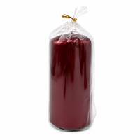Świeca pieńkowa RAK (05804) słupek AURORA 70/130 burgund ~49h