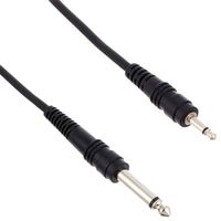 Kabel audio sygnałowy mini Jack 3,5 mm Jack 6,3 mm 1,5 m the sssnake