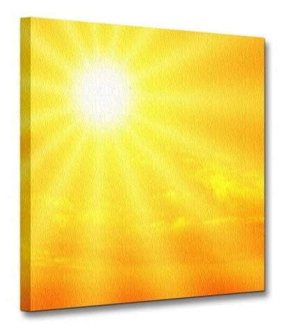 Słonecznie - Obraz na płótnie 40x40 cm na Arena.pl