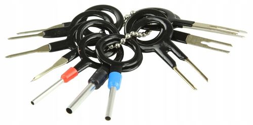 ŚCIĄGACZE DO TAPICERKI ZESTAW ŚCIĄGACZY 43EL ŁYŻKI PINY na Arena.pl