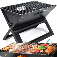 GRILL OGRODOWY WĘGLOWY TURYSTYCZNY PRZENOŚNY SKŁADANY KOŁYSKA WALIZKA