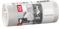 ANNA ZARADNA Worki łazienkowe białe 20L - 30szt