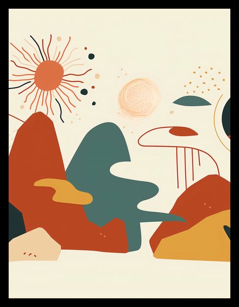 Plakat 50x65cm Kosmos Barw zdjęcie 2