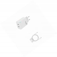 Ładowarka sieciowa GaN 45W dwa USB-C z kabelem do Samsung Galaxy S21 FE 5G