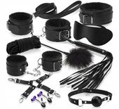 GADŻETY DO CHŁOSTY KRĘPOWANIA ZESTAW BDSM BONDAGE