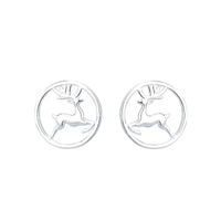 kolczyki srebro 925 rodowane mini kst1839