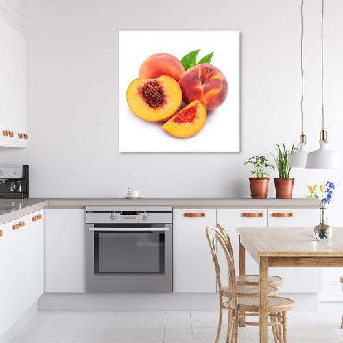 Emaga Obraz na płótnie, Owoce brzoskwinia - 40x40 na Arena.pl