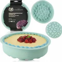 FORMA SILIKONOWA OKRĄGŁA BĄBLE 3D NA BABKĘ DESER PRZEKĄSKI MUSY 19,5 CM