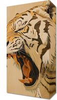 Obraz 20x40cm Majestatyczny Ryk Tygrysa
