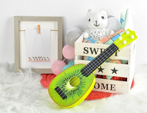 Owocowa Gitara Ukulele Dla Dzieci Gitarka Kiwi 6152 na Arena.pl