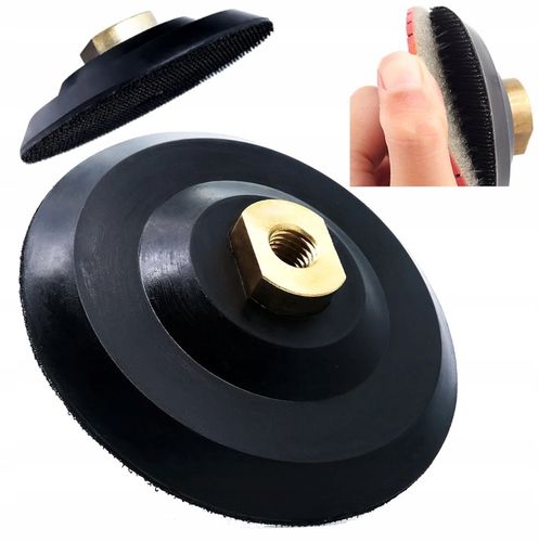 GUMOWY DYSK 125mm NA RZEP M14 DO TARCZ SZLIFIERSKICH POLERSKICH na Arena.pl