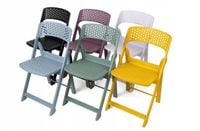 Phoenix Flap składane krzesło nowoczesny design NIGHT czarne