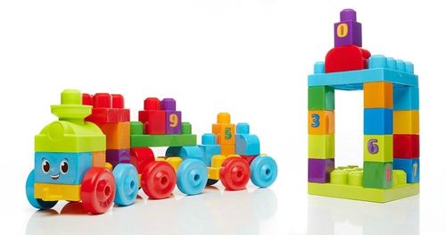 MEGA BLOKS POCIĄG EDUKACYJNY 1-2-3 ! na Arena.pl