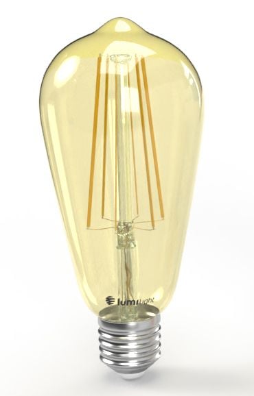 Żarówka LED E27 7W WW FLMG ST64 gold LL5931 zdjęcie 2