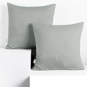 Poszewka dekoracyjna AMBER bawełna 50x50 szary x2 DecoKing