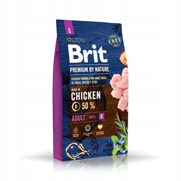 BRIT Premium Small Chicken sucha karma dla psa 8kg zdjęcie 8