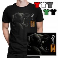 KOSZULKA T-SHIRT MĘSKI WYBÓR - WZORY NA SIŁOWNIĘ, SIŁKA GYMHUB - XL