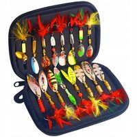 Obrotówki Błystki na Okonia Pstrąga 4-10g Zestaw 16szt Przynęty