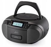 Radioodtwarzacz JVC RC-E444B czarny z USB, kasetami i CD