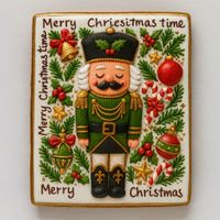 CIASTKO LUKROWANE DZIADEK DO ORZECHÓW NO23 PROSTO ROZ.L RĘCZNIE ROBIONE