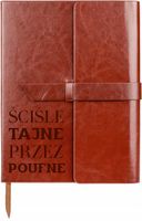 Notatnik A5 notes planer skórzany z grawerem PERSONALIZOWANY twój napis