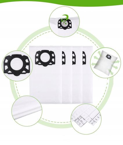 10x WORKI FILTR DO ODKURZACZA KARCHER WD4 WD5 WD6 PREMIUM KWD6 MV4 MV5 MV6 na Arena.pl