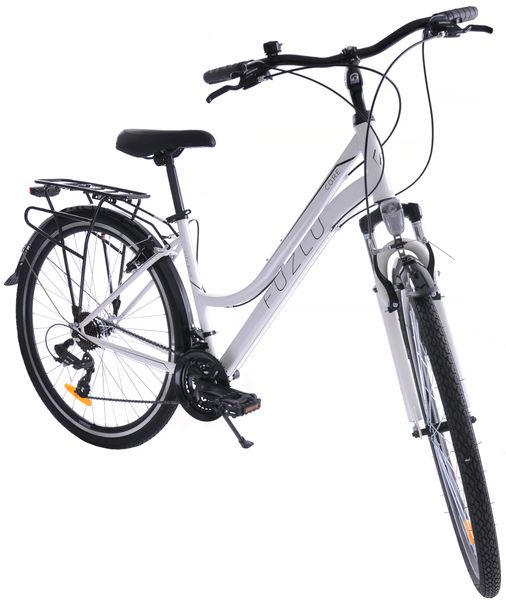 Rower trekkingowy 28 Fuzlu Core Lady amor. 18" biały/czarny/czarny połysk zdjęcie 4