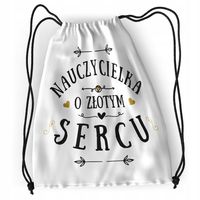 Plecak Nauczycielki Sportowy Szkolny Worek Torba Z Nadrukiem Ze Zdjęciem