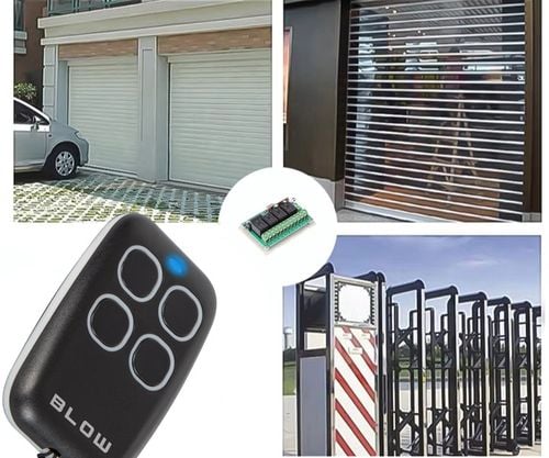 PILOT DO BRAMY UNIWERSALNY SAMOKOPIUJACY ALARM ROLET 433MHz 4 KANAŁOWY na Arena.pl