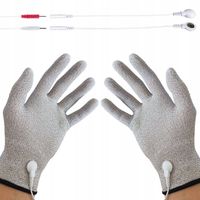 Rękawiczki Elektrody TENS EMS do Elektrostymulatora lub Masażera Rozmiar M